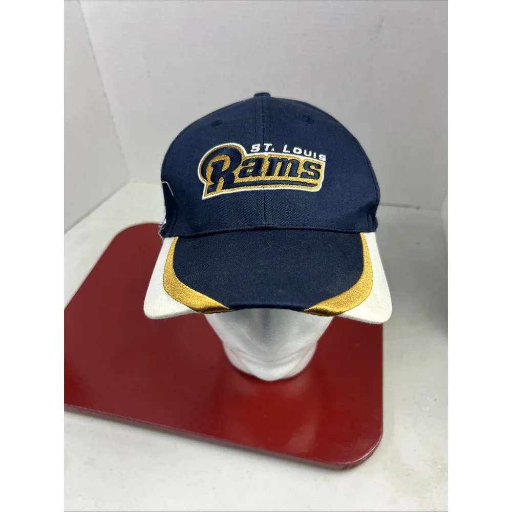 Russell Athletics Vintage Mens St Louis Rams Cap‎ Adjustable Edward Jones 2007